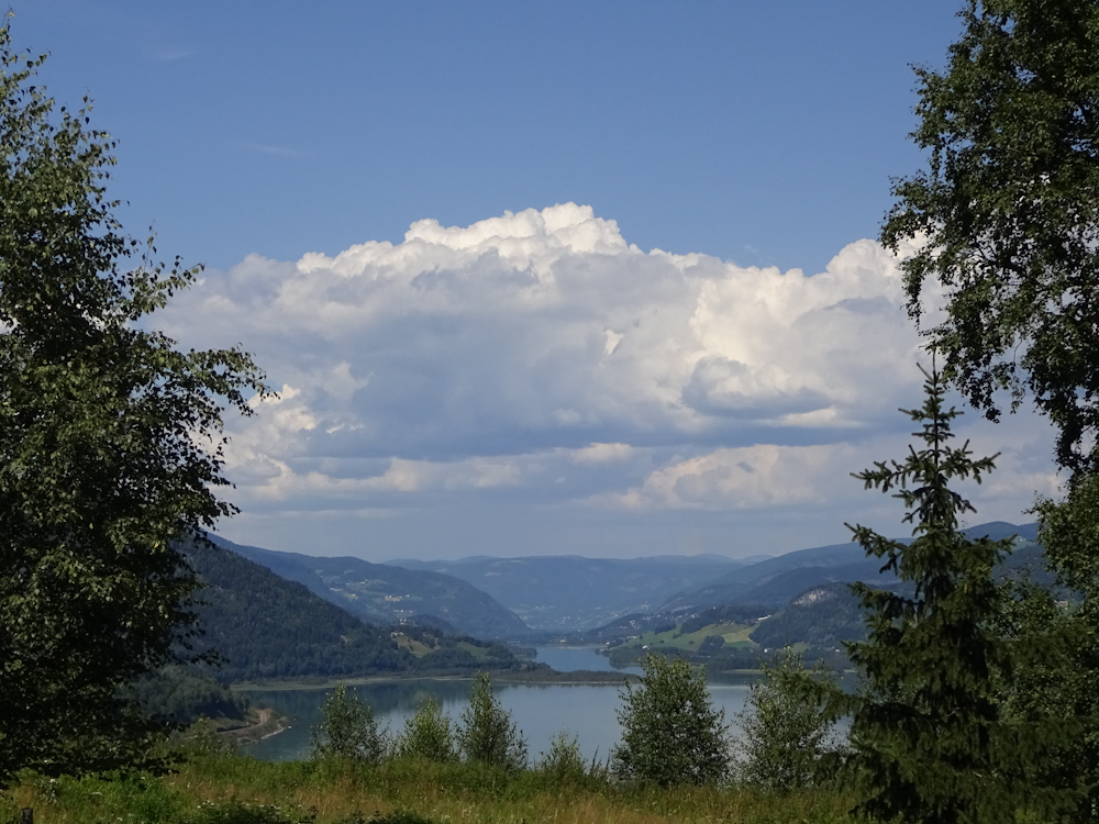 Letzter Blick ins Gudbrandstal.