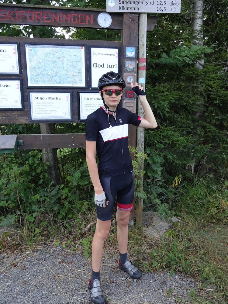 Weniger als 25km zur Ziellinie.