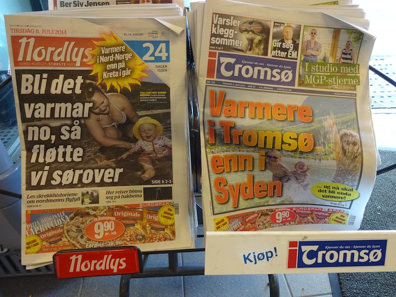 Wenn es jetzt noch wärmer wird, ziehen wir in den Süden …