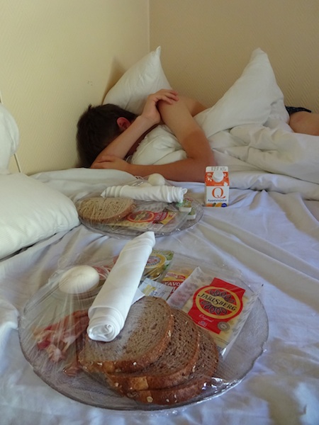 Frühstück im Bett