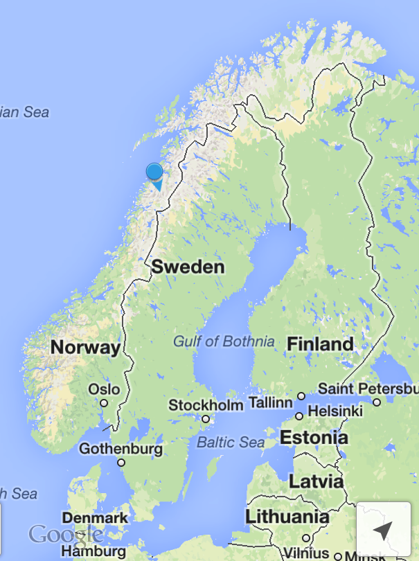 Nach etwa 900 km sind in in Bodø angekommen.